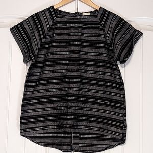 Bohme Black & White Linen Shirt